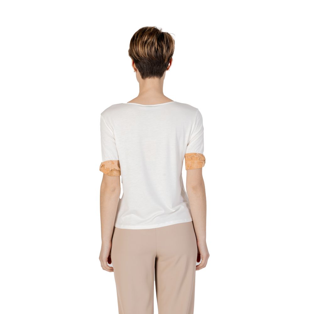 Alviero Martini Prima Classe Beige Viscose Toppe &amp; T-shirt