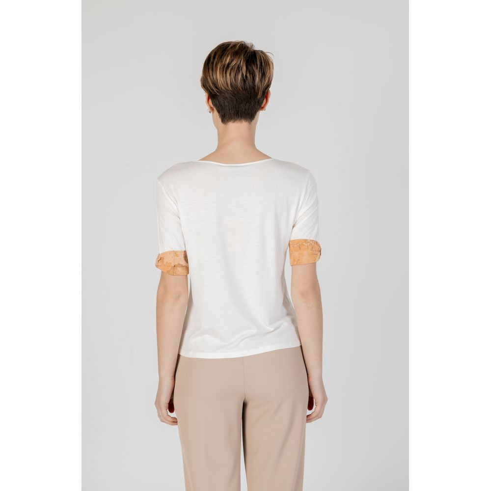 Alviero Martini Prima Classe Beige Viscose Toppe &amp; T-shirt