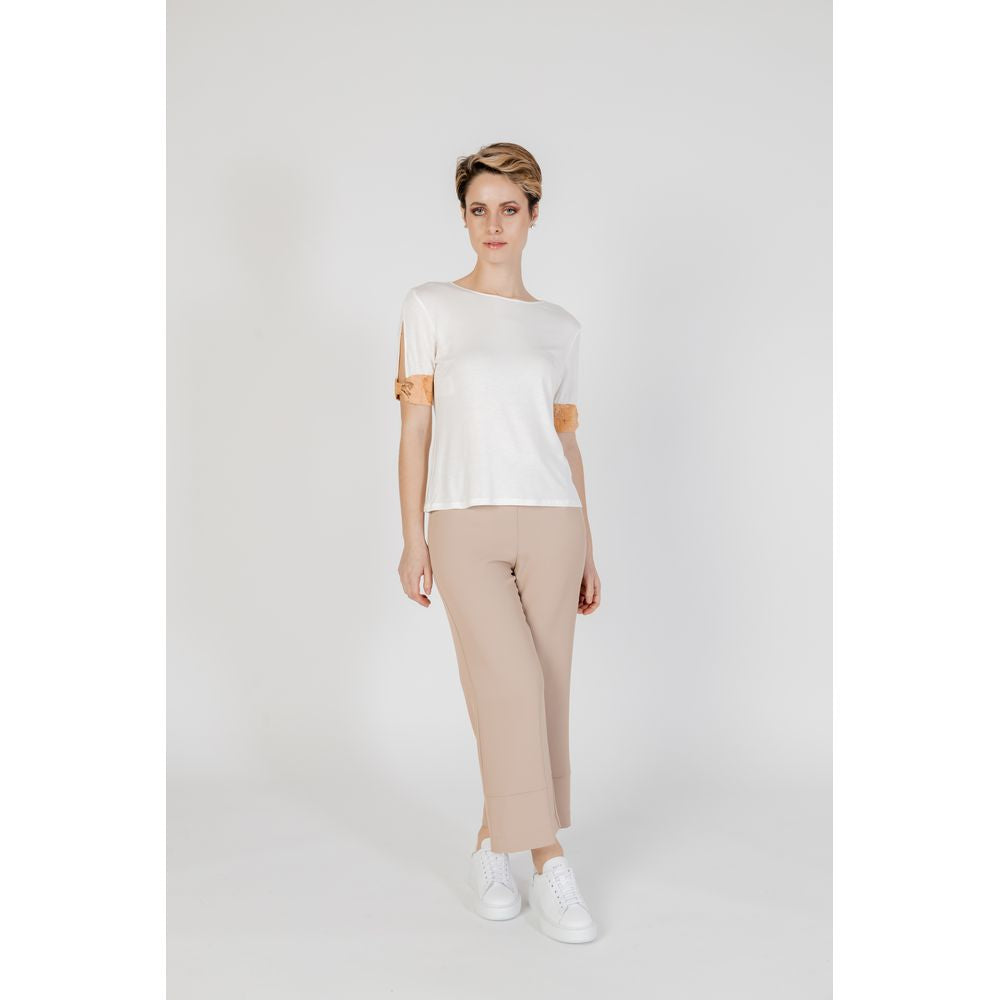 Alviero Martini Prima Classe Beige Viscose Toppe &amp; T-shirt