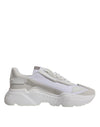 Dolce & Gabbana White Læder Daymaster Low Top Sneakers Sko