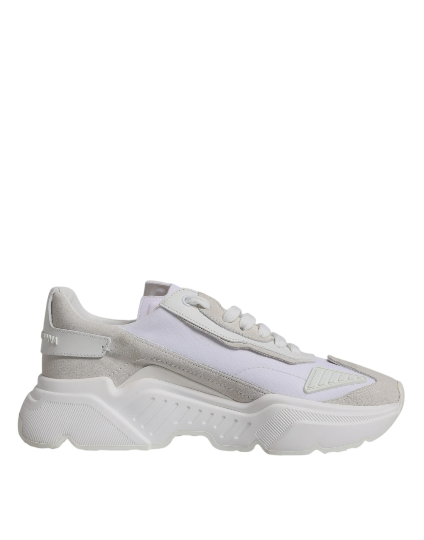 Dolce &amp; Gabbana White Læder Daymaster Low Top Sneakers Sko