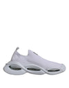 Dolce & Gabbana White Slip On Wave Low Top Herre Sneakers Sko