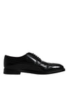 Dolce & Gabbana sort læder Derby Wingtip formelle sko