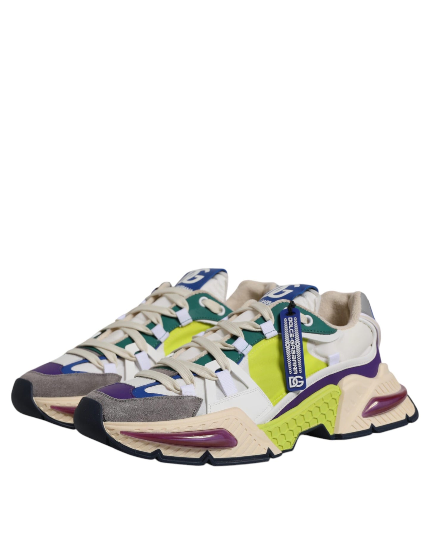 Dolce &amp; Gabbana Multicolor Airmaster Low Top Sneakers Sko