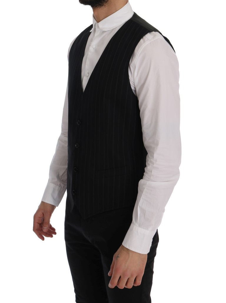 Dolce &amp; Gabbana elegant stribet vest vest