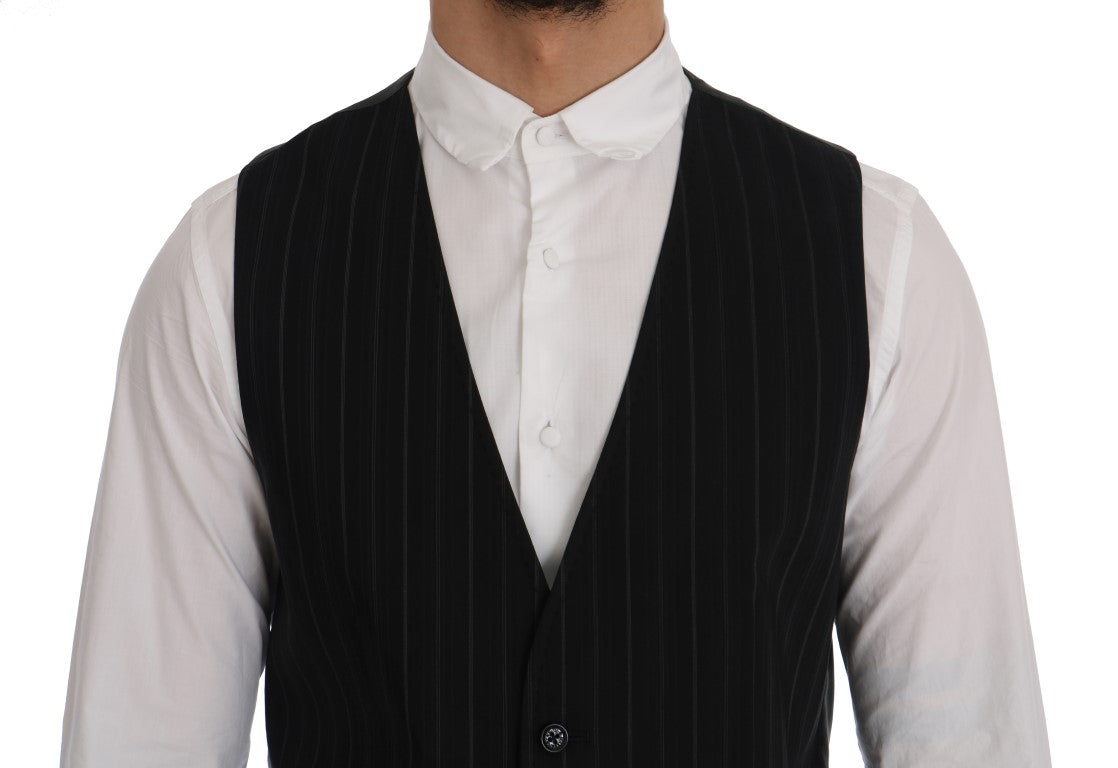 Dolce &amp; Gabbana elegant stribet vest vest