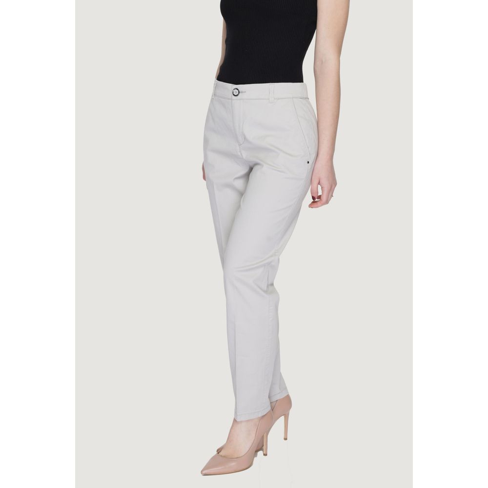 Street One Beige Bomuld Jeans &amp; Bukser