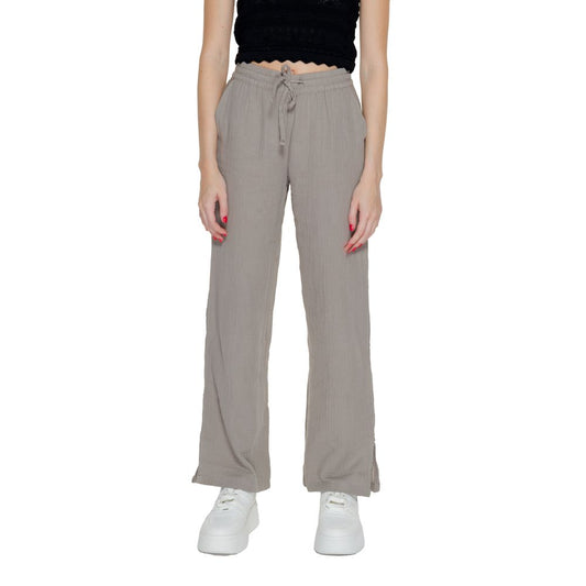Jacqueline De Yong Beige jeans og bukser i bomuld