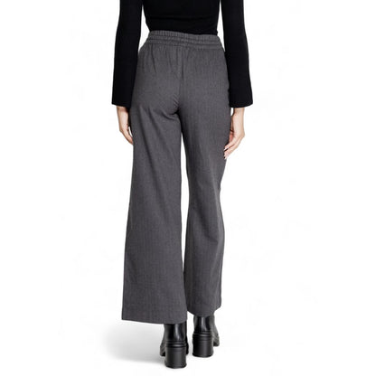 Jacqueline De Yong Grå Bomuld Jeans &amp; Bukser