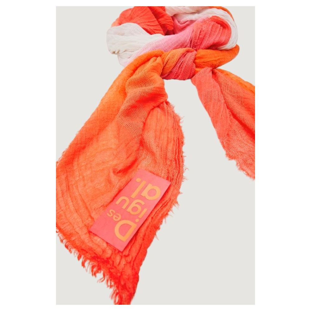 Desigual orange polyester tørklæde