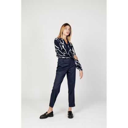 Street One Blå Viskose Jeans &amp; Bukser