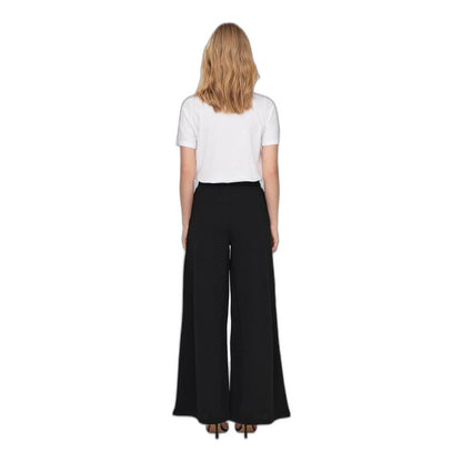 Jacqueline De Yong Sorte Jeans &amp; Bukser i Genbrugspolyester