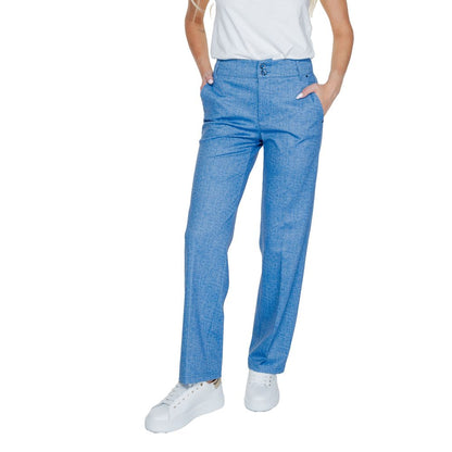 Street One Blå Polyester Jeans &amp; Bukser