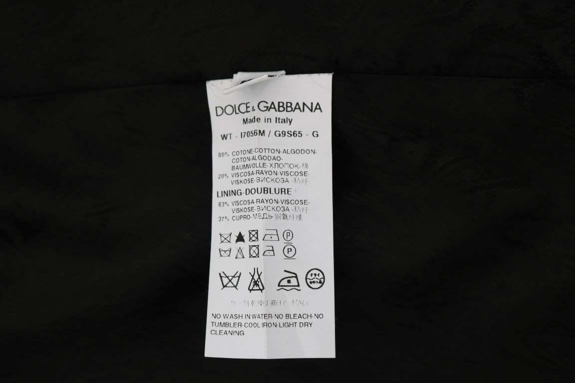 Dolce &amp; Gabbana elegant sort enkeltradet vest