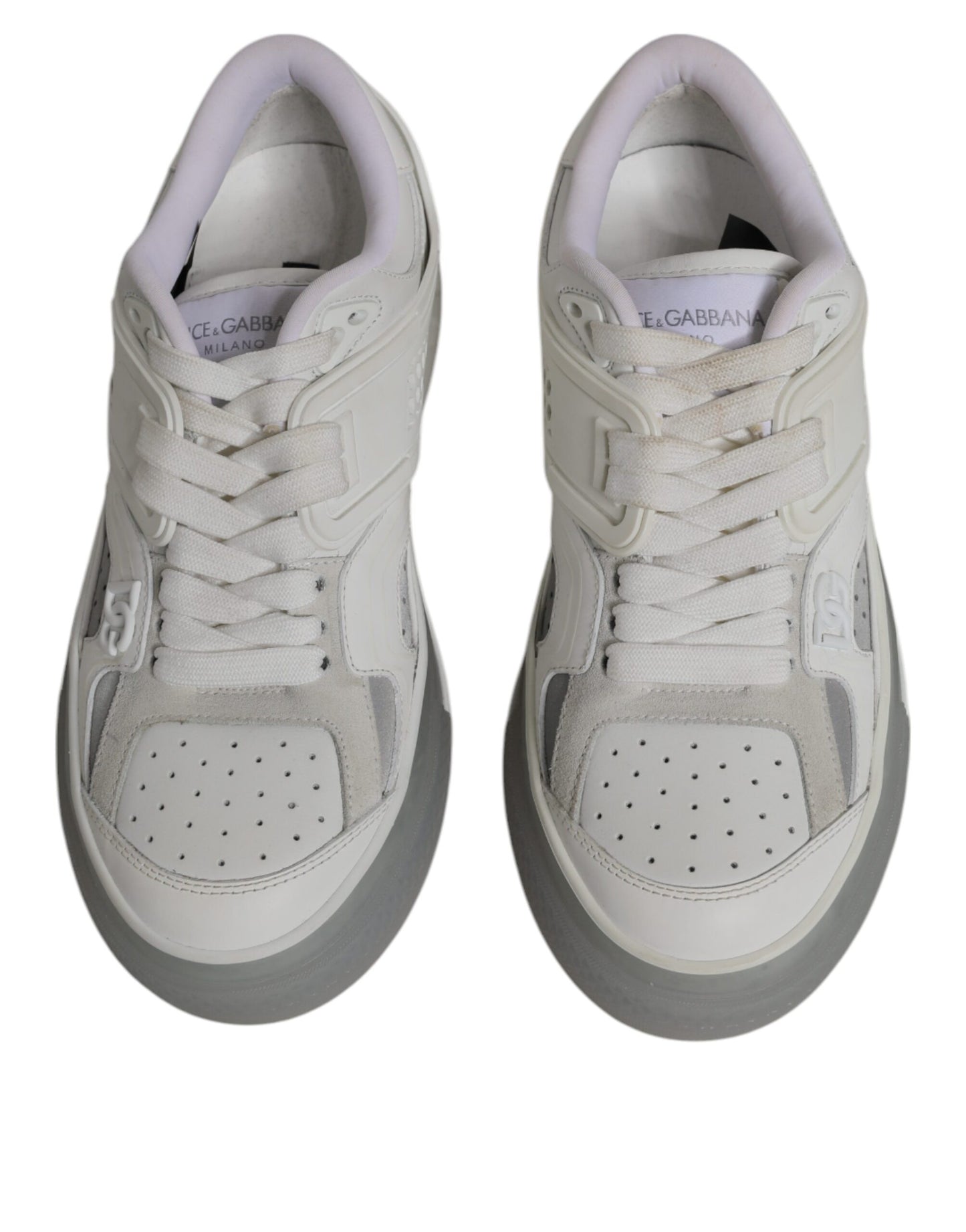 Dolce &amp; Gabbana White DG Logo CUSTOM 2.Zero Sneakers Sko