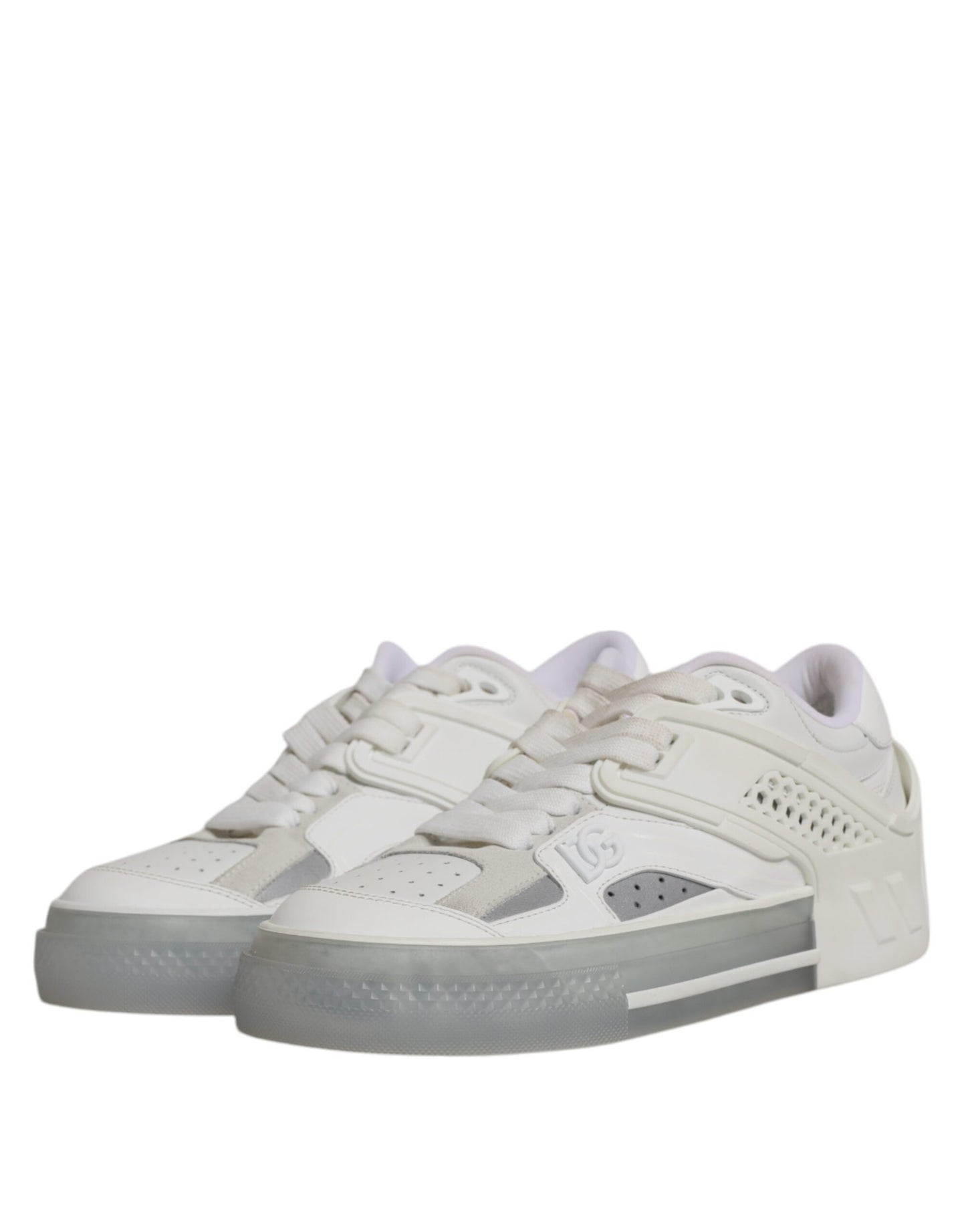 Dolce &amp; Gabbana White DG Logo CUSTOM 2.Zero Sneakers Sko