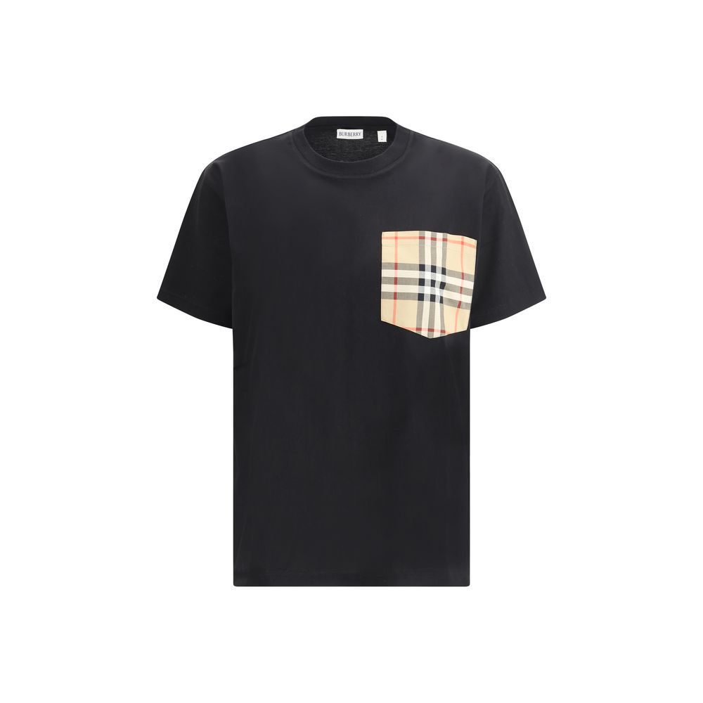 Burberry Archive T-shirt med ternet lomme