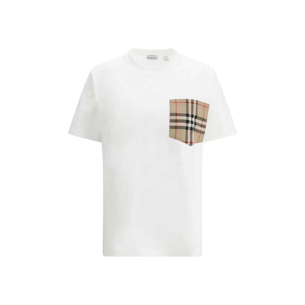 Burberry Archive T-shirt med ternet lomme