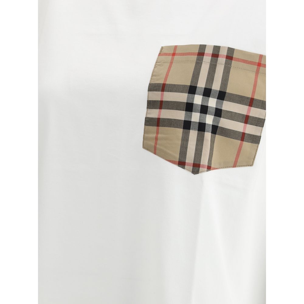 Burberry Archive T-shirt med ternet lomme