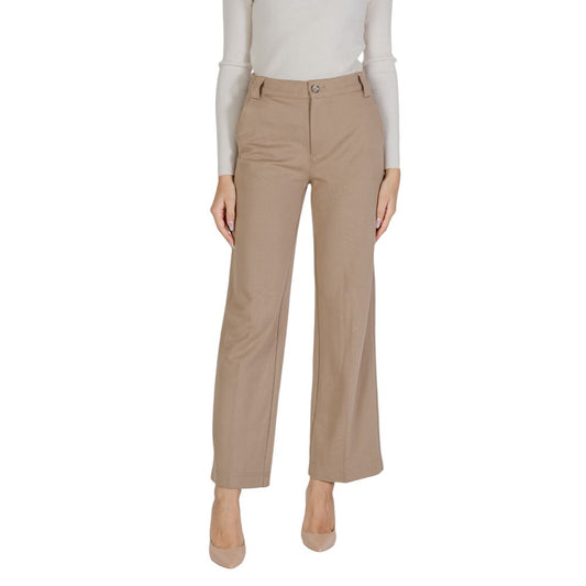 Street One Beige Viskose Jeans &amp; Bukser