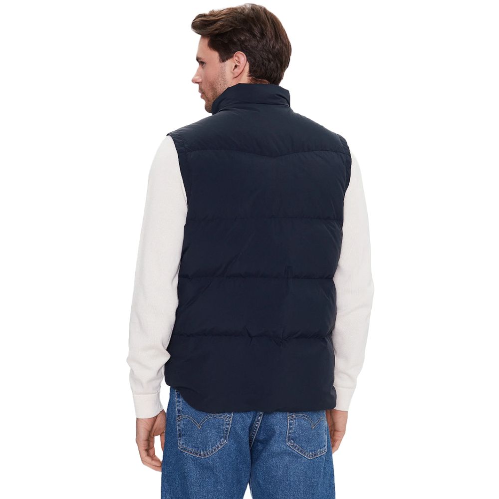 Woolrich blå polyestervest