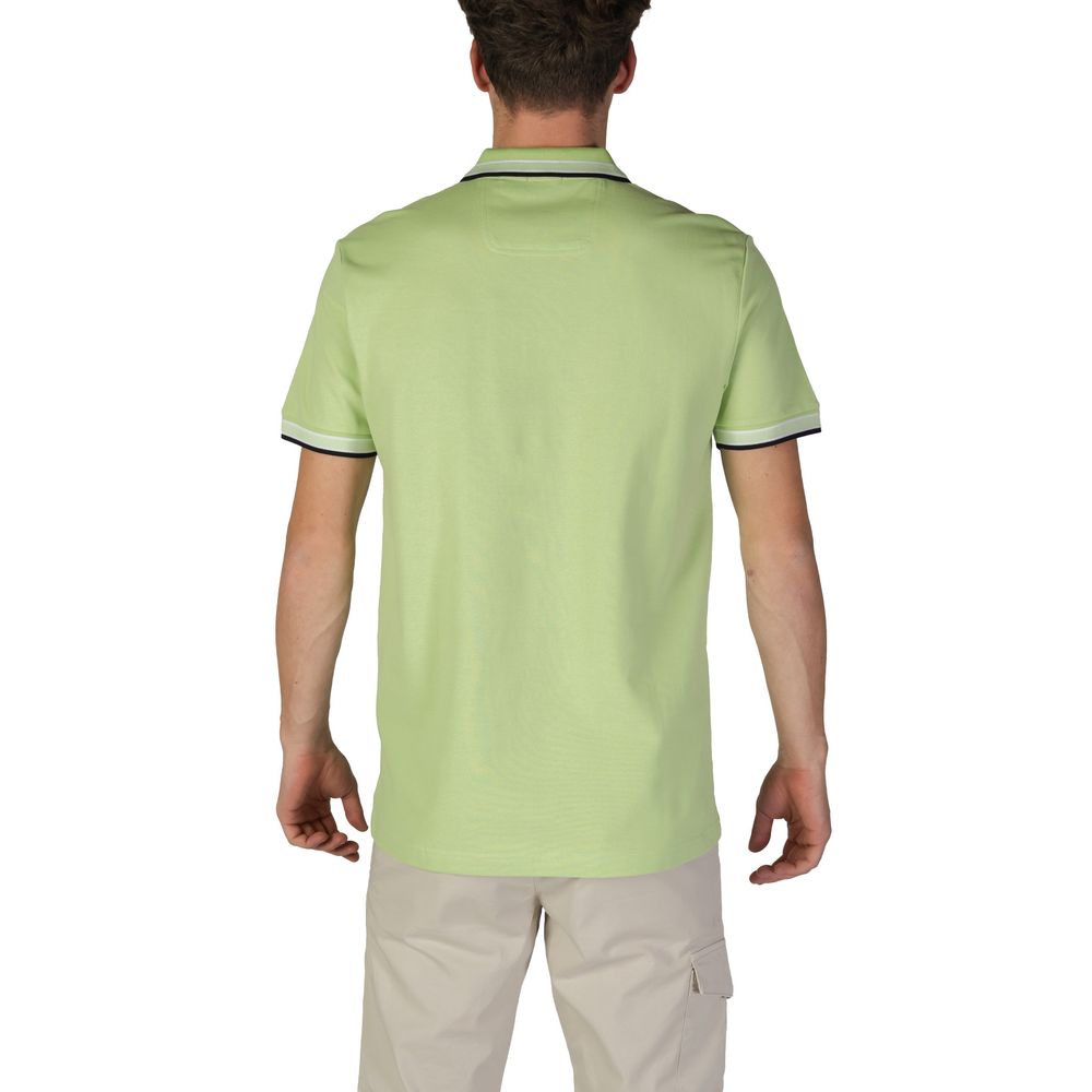 Hugo Boss Grøn bomulds poloshirt