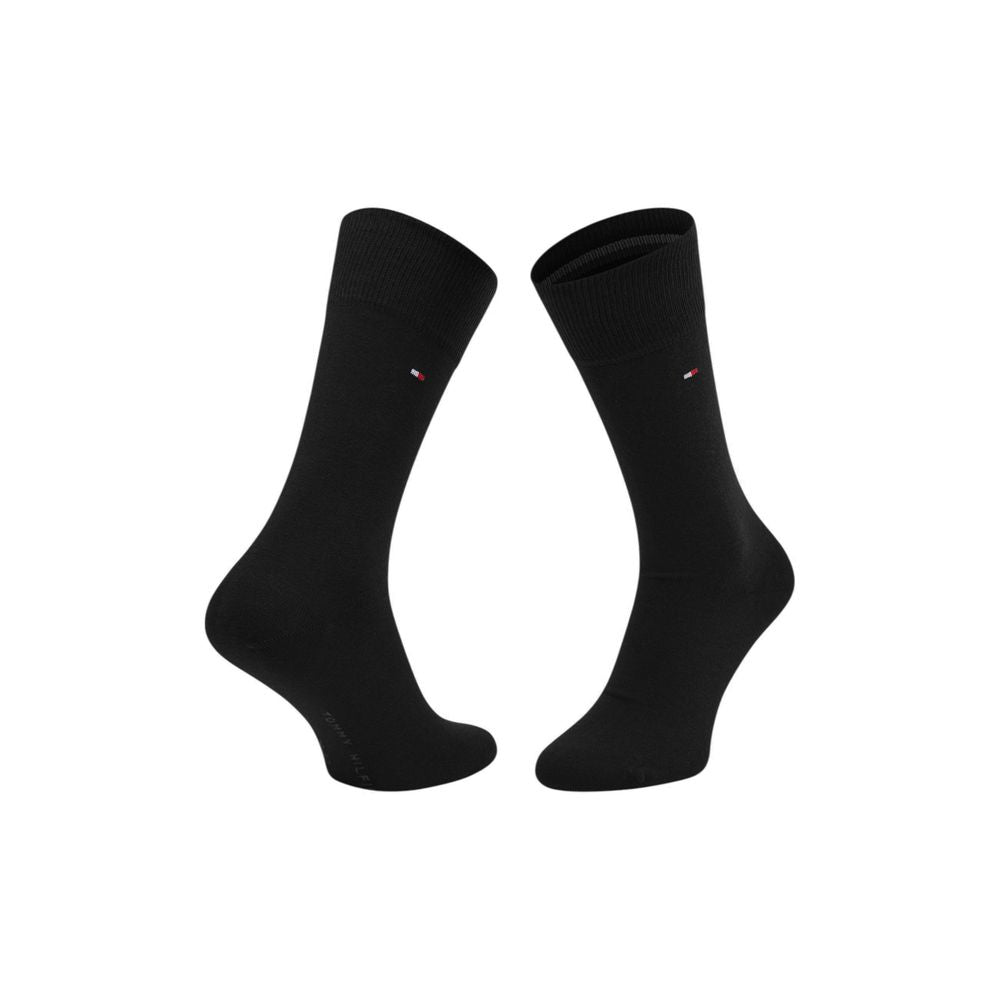 Tommy Hilfiger Black Cotton Sock