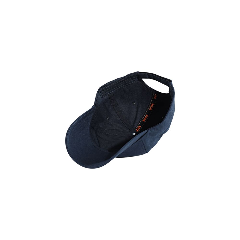 Hugo Boss Blue Cotton Hats &amp; Cap