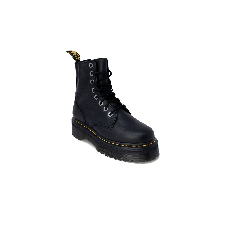 Dr. Martens sort læderstøvle