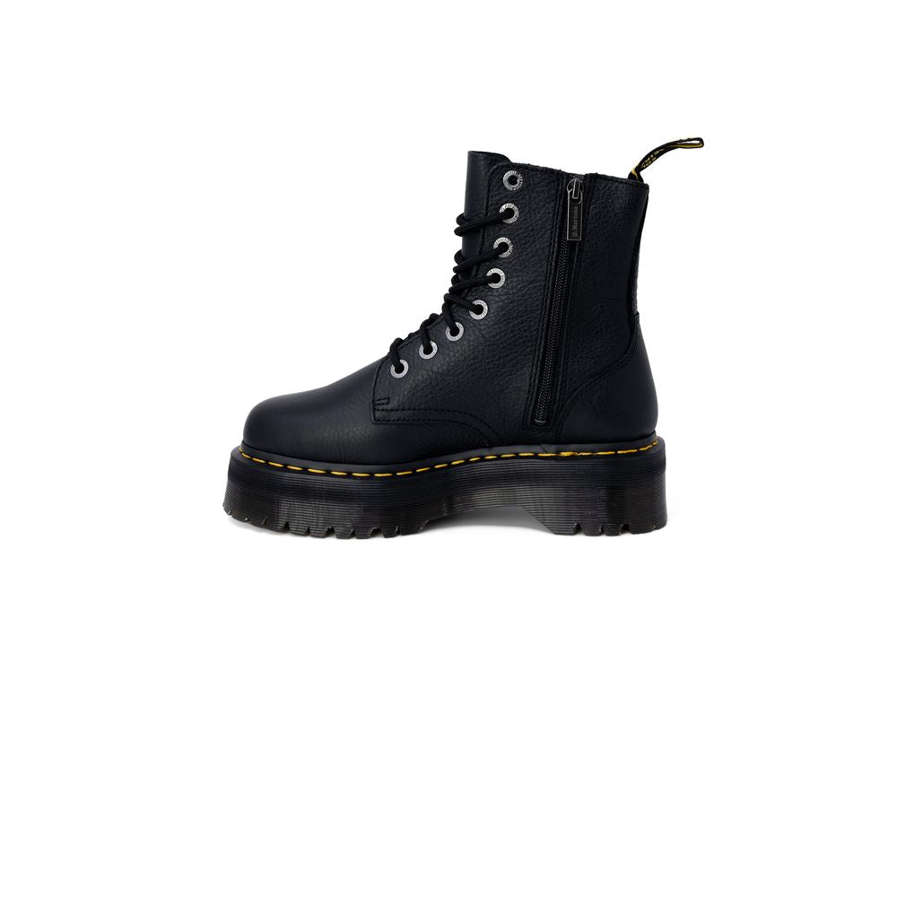 Dr. Martens sort læderstøvle