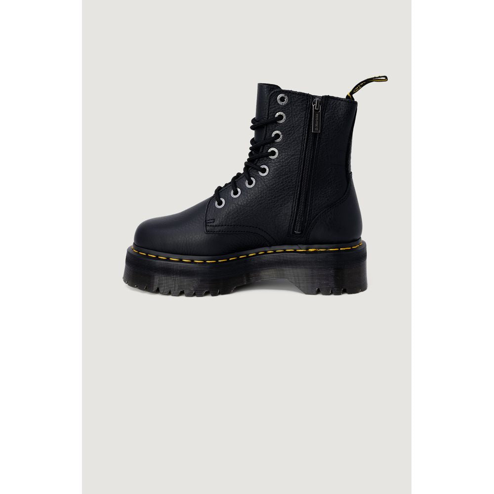 Dr. Martens sort læderstøvle