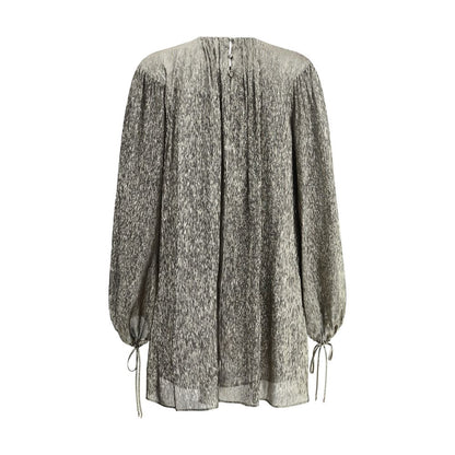 Chloé Silk Lamé minikjole
