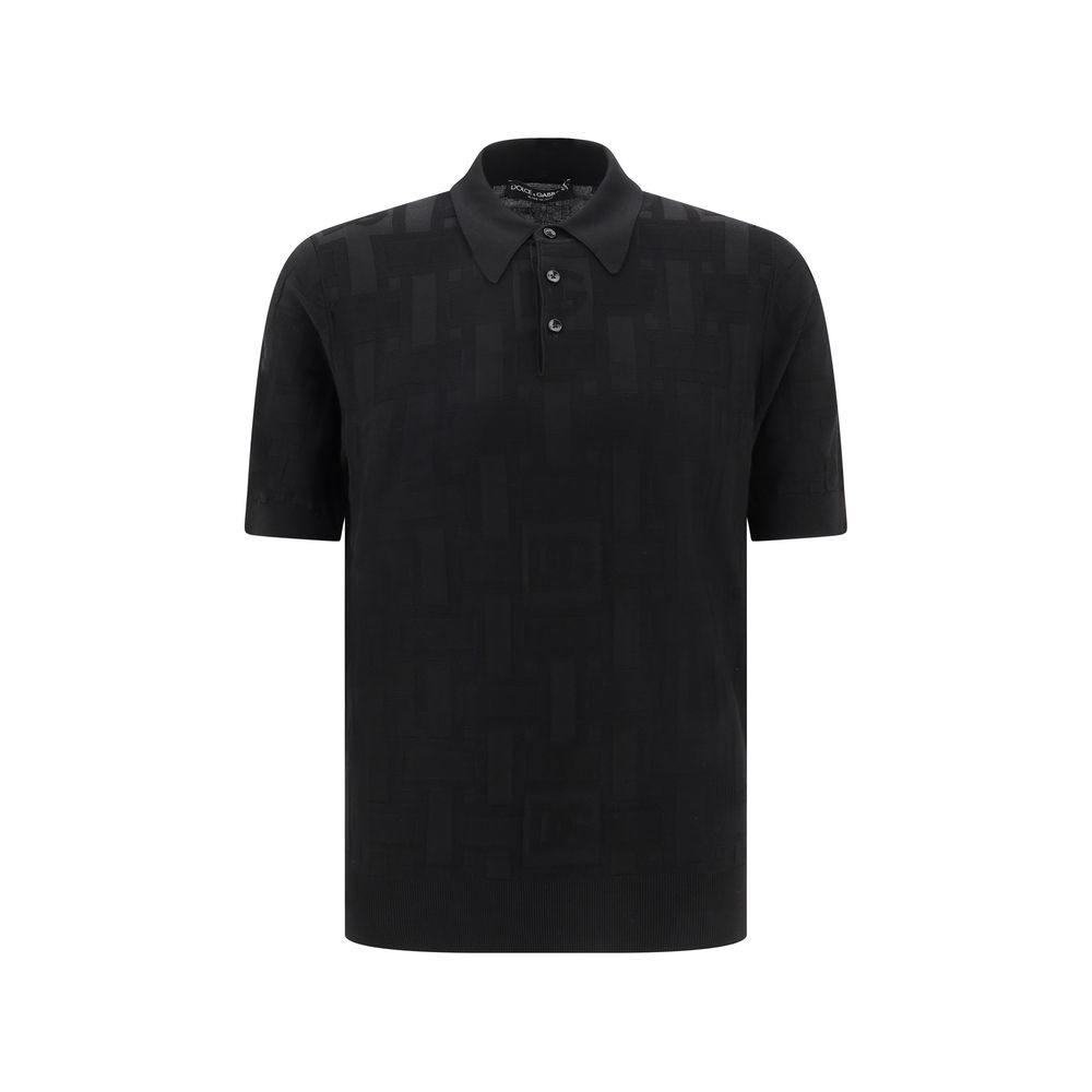 Dolce &amp; Gabbana silke poloshirt