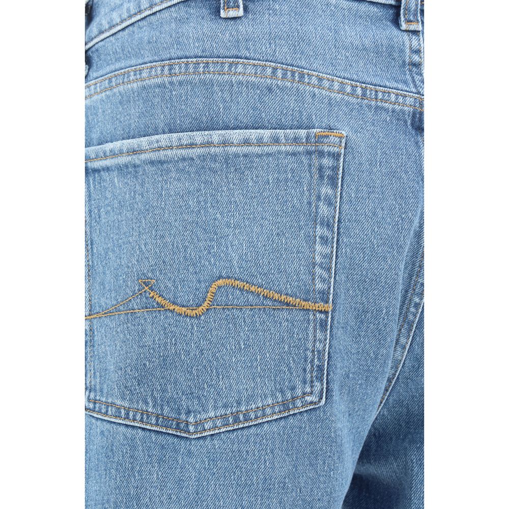 7FOR Underline jeans