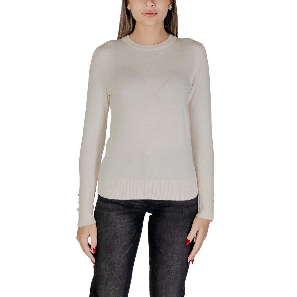 Jacqueline De Yong Cream Viscose Toppe &amp; T-shirt