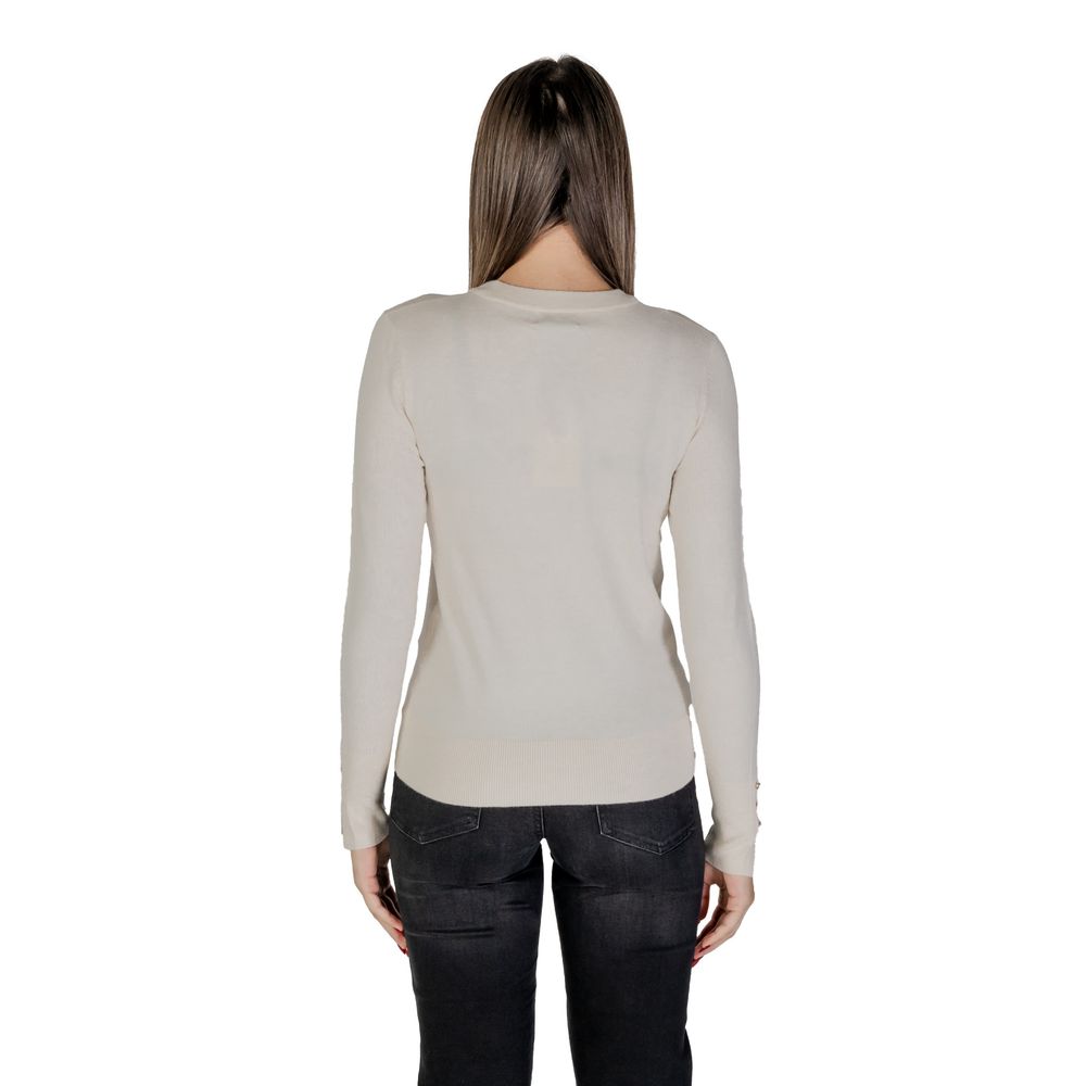 Jacqueline De Yong Cream Viscose Toppe &amp; T-shirt