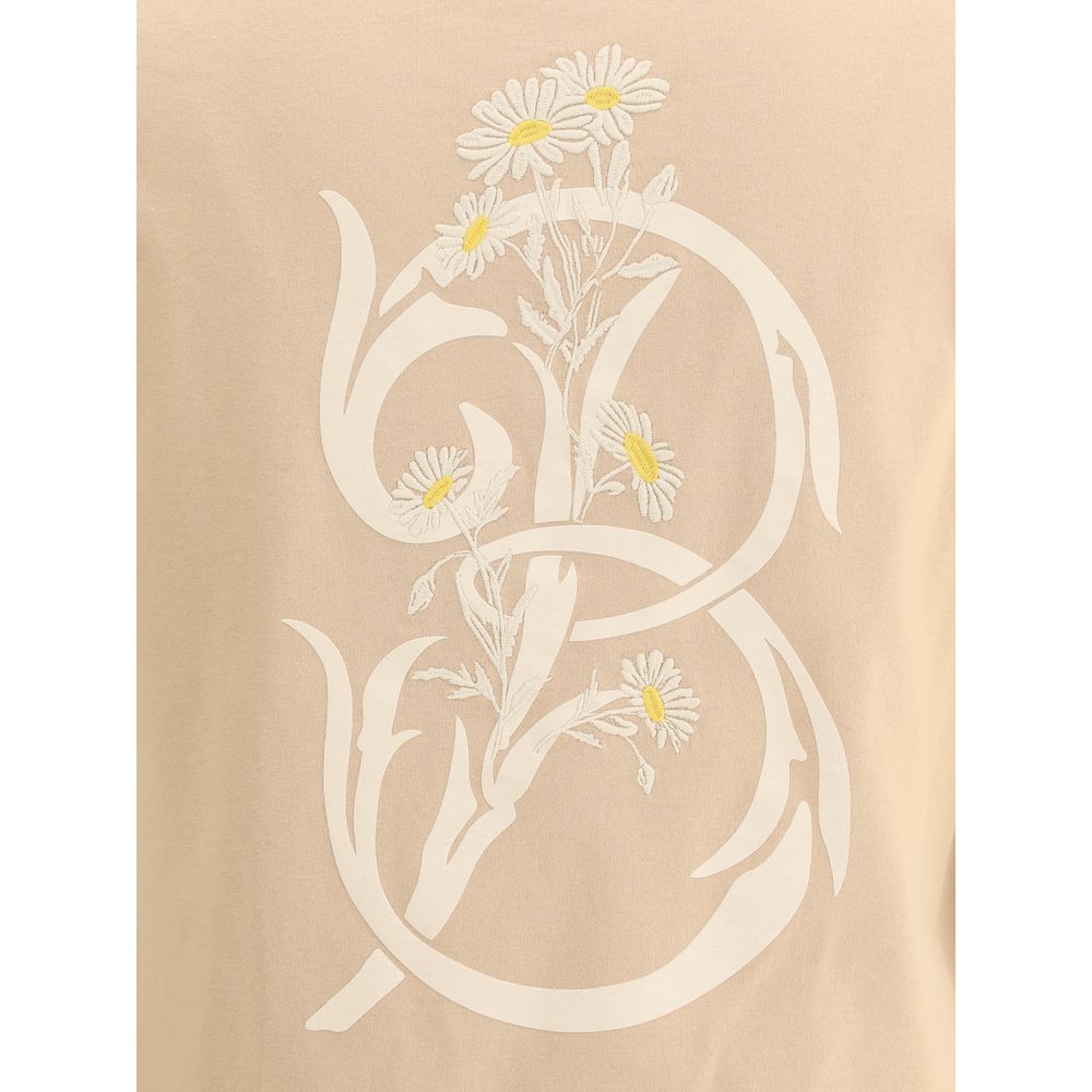 Burberry T-shirt med blomsterlogo