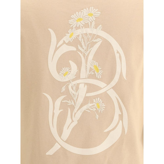 Burberry T-shirt med blomsterlogo