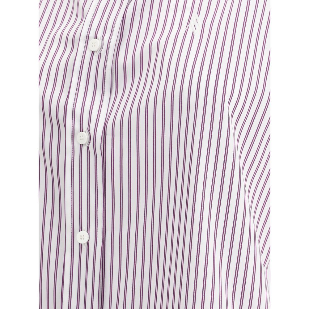 Attico Asymmetrical strip Shirt