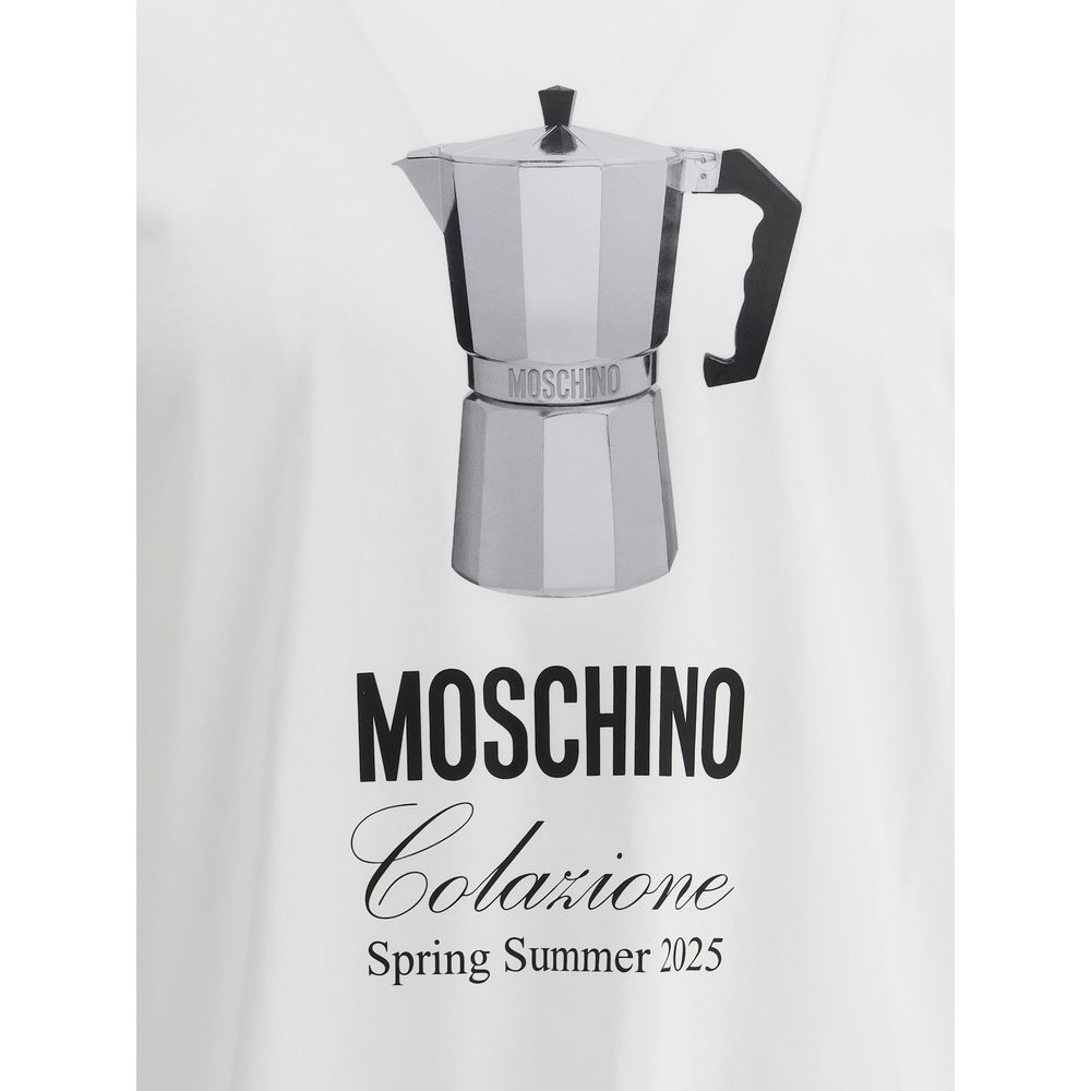 Moschino T-shirt med kaffemaskine