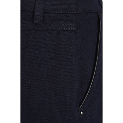 Giorgio Armani Blå Bomuldsnederdel