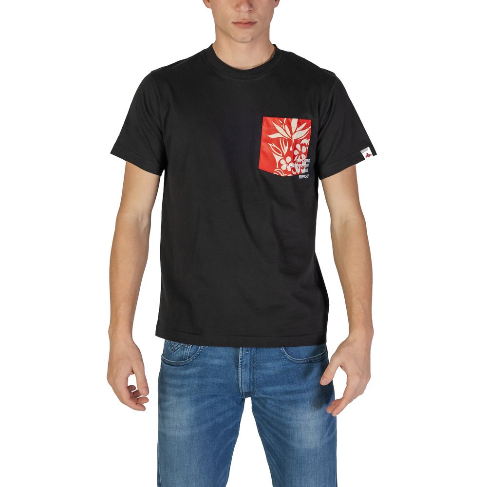 Replay sort bomuld T-shirt