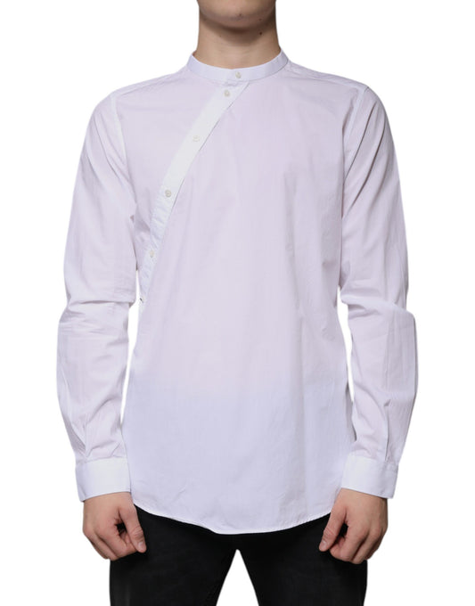 Dolce &amp; Gabbana Hvid Bomulds Slim Fit MARTINI Kjole