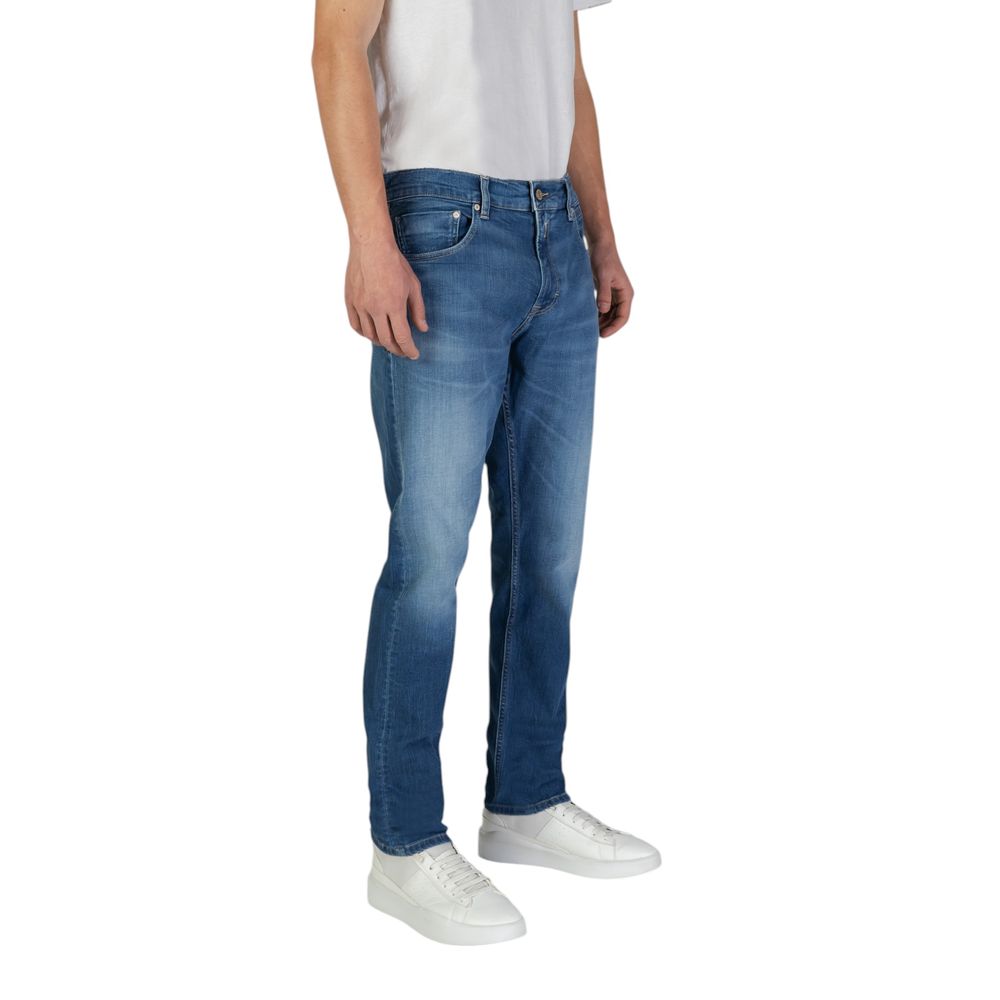 Replay blå bomulds jeans og bukser