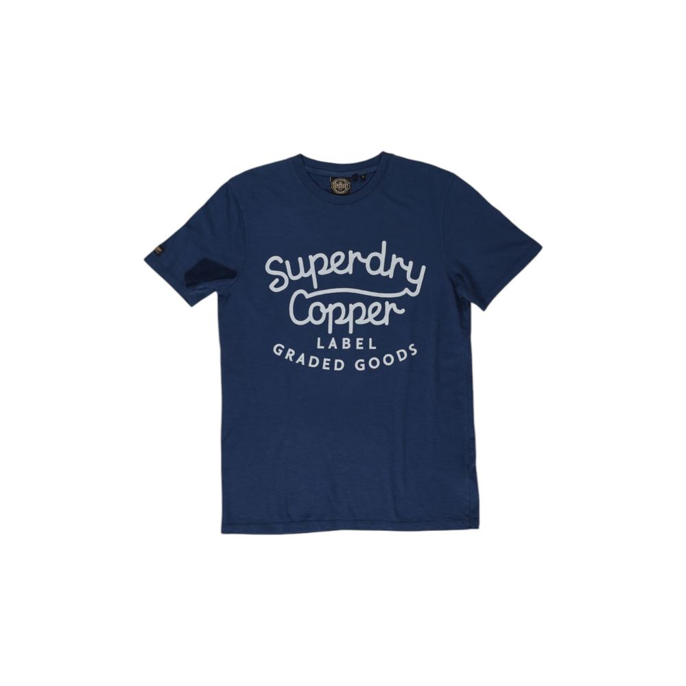 Superdry blå bomuld T-shirt