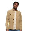 Superdry beige bomuldsskjorte