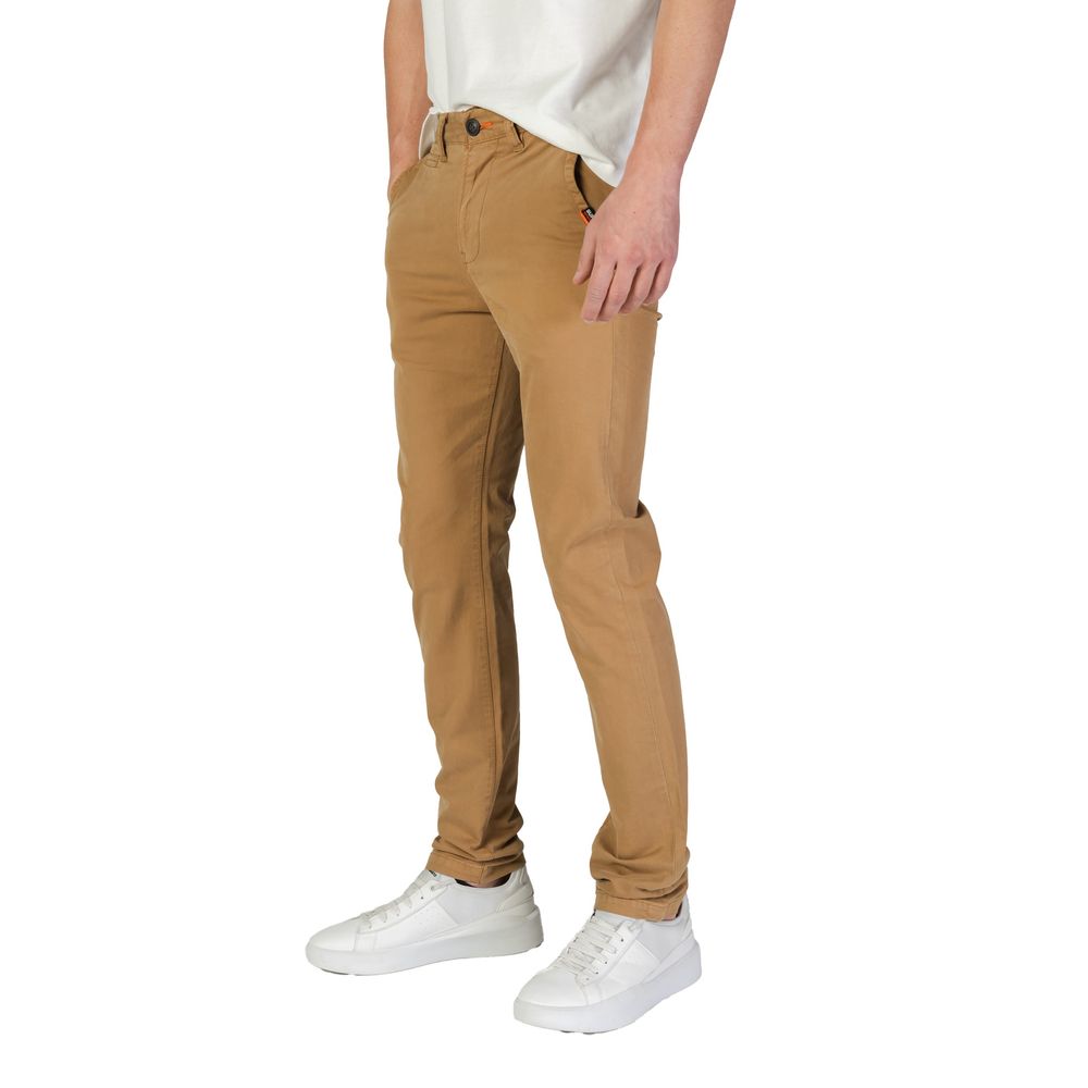 Superdry beige jeans og bukser i bomuld