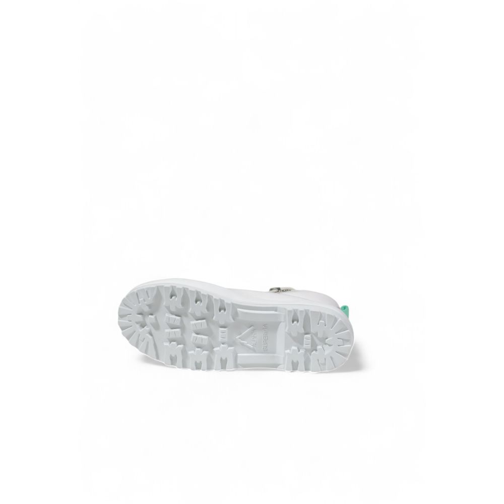 Superga hvid stof sneaker