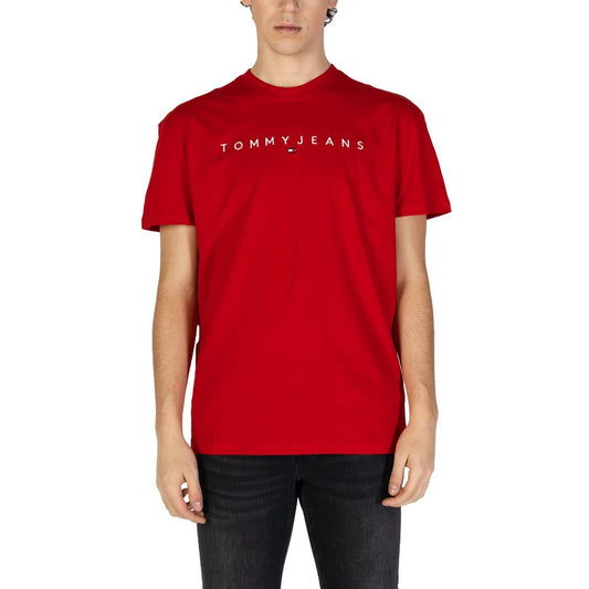 Tommy Hilfiger Jeans rød bomuld Rigenerato T-shirt