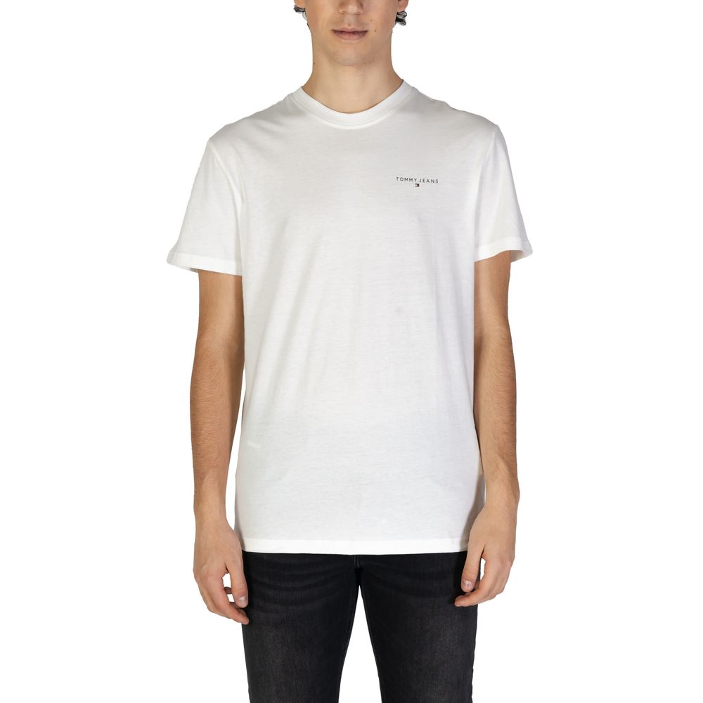 Tommy Hilfiger Jeans Cream Bomuld Rigenerato T-shirt